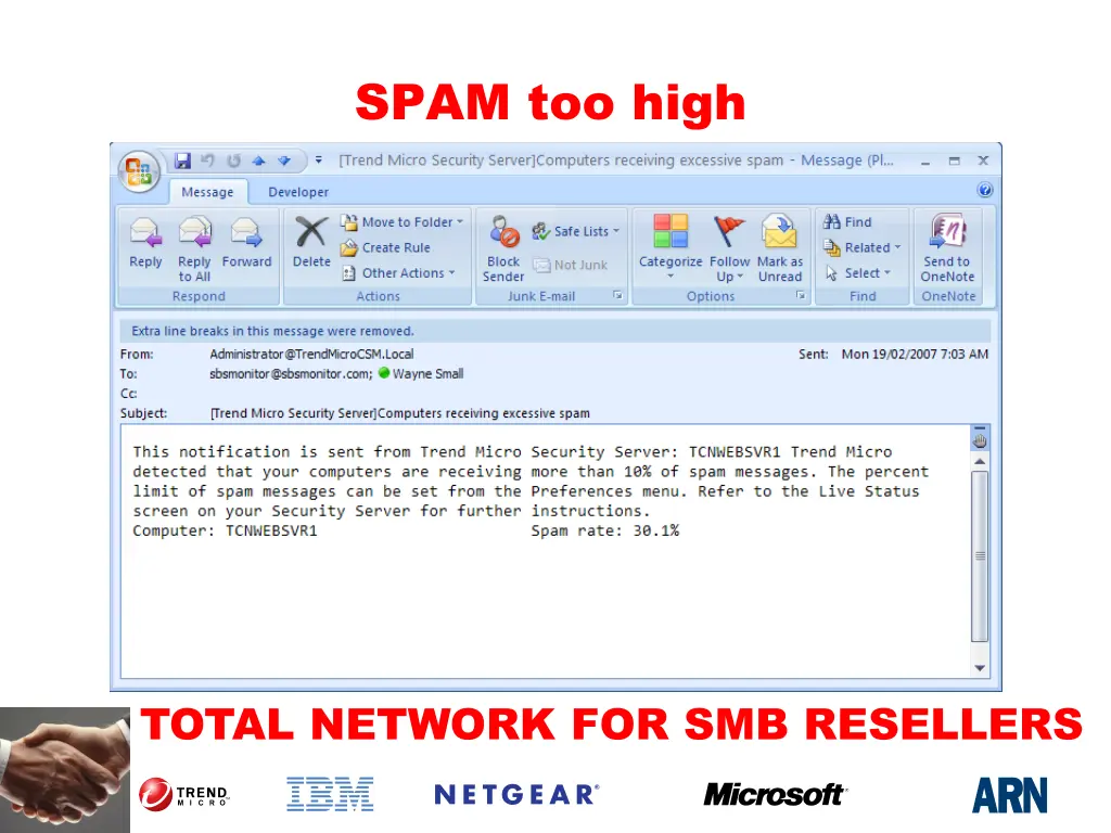 spam too high