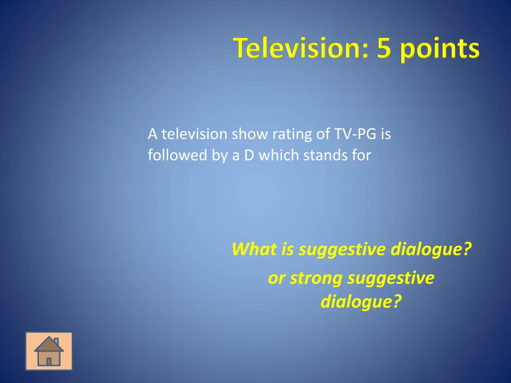 a television show rating of tv pg is followed