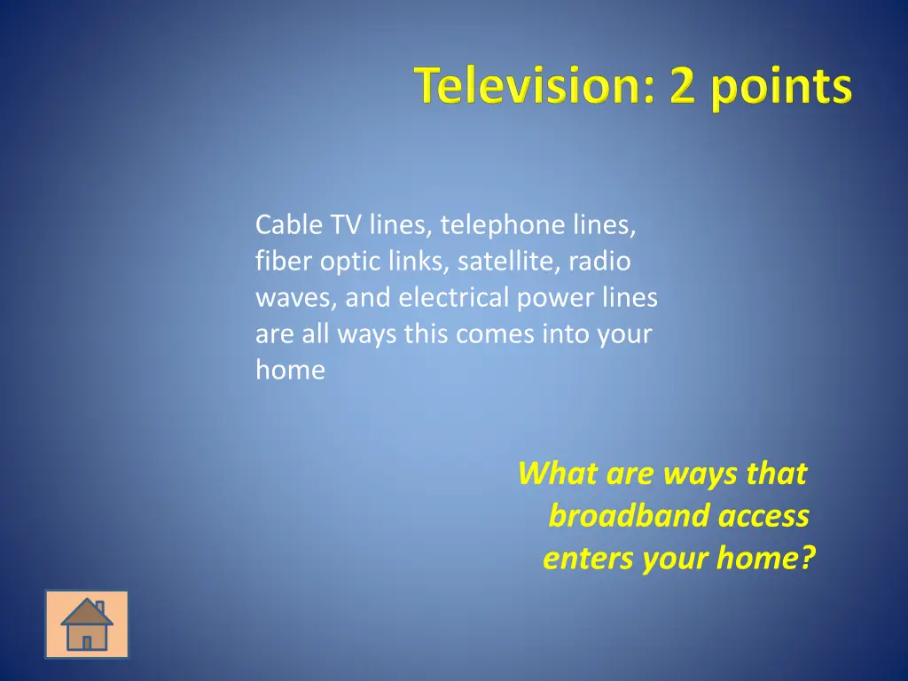 cable tv lines telephone lines fiber optic links