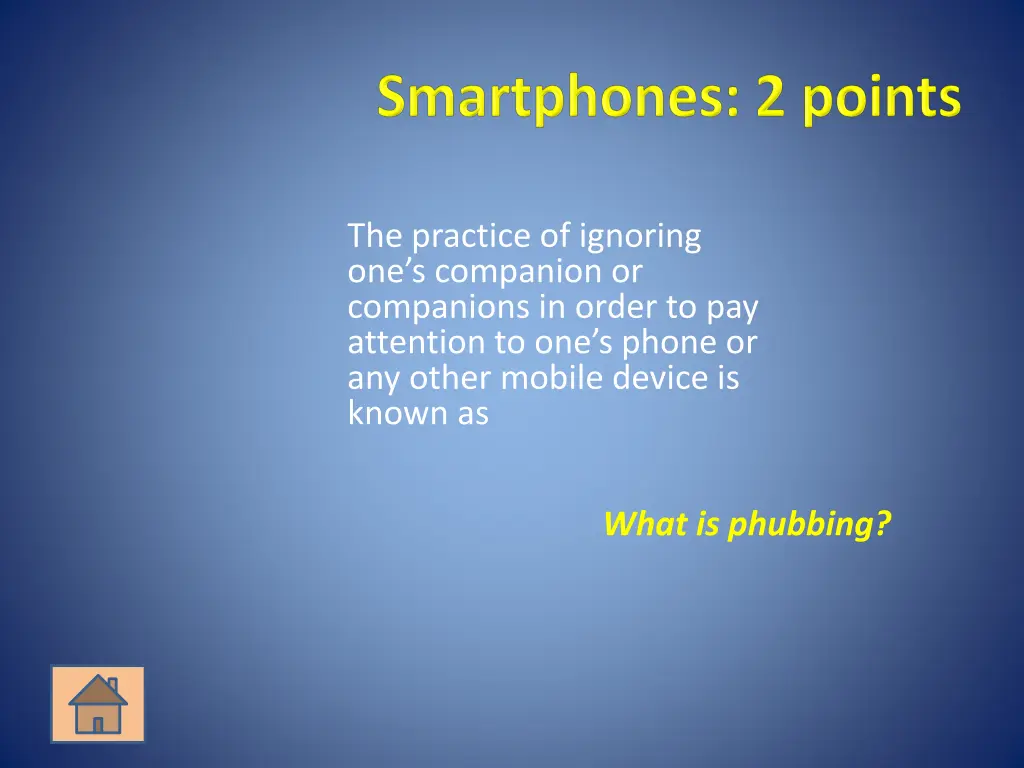 the practice of ignoring one s companion
