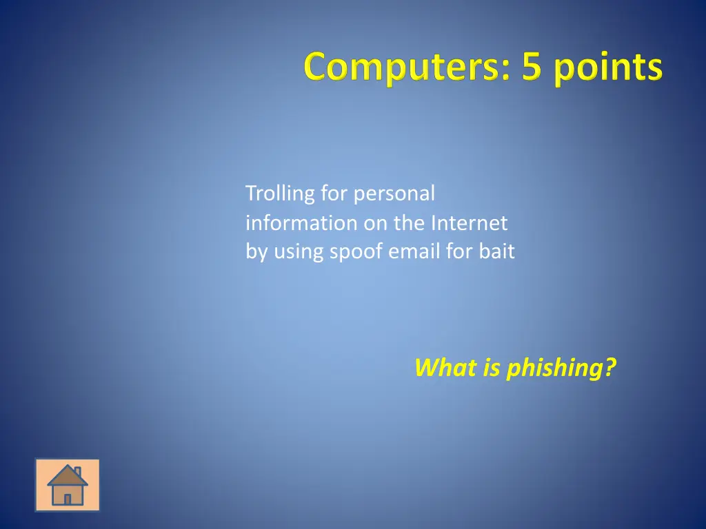trolling for personal information on the internet