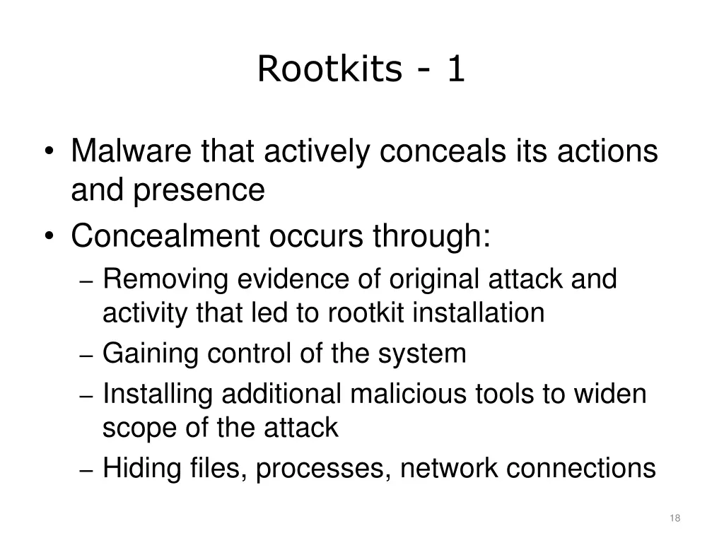 rootkits 1