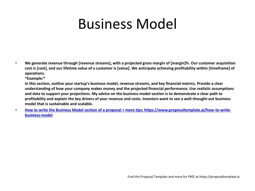 business model