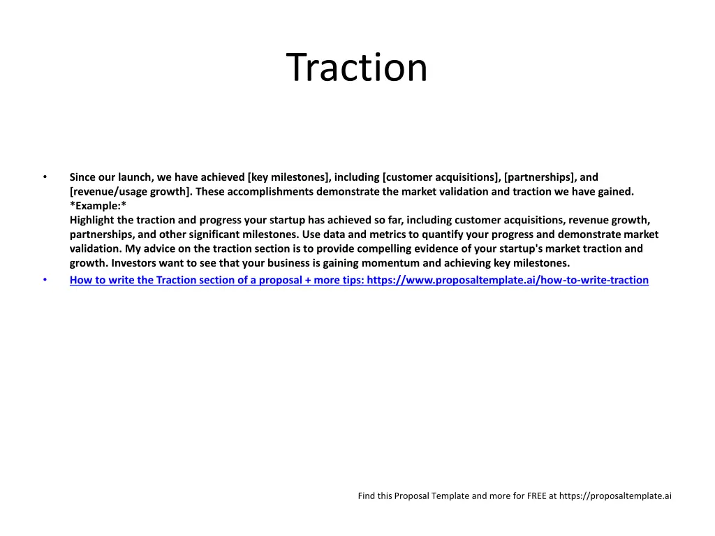 traction