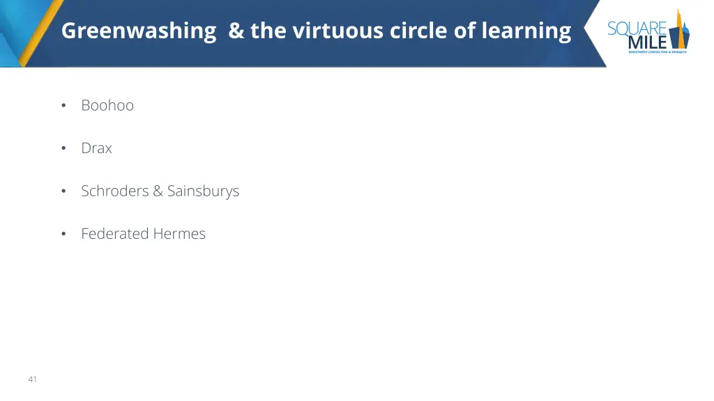 greenwashing the virtuous circle of learning