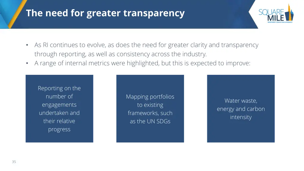 the need for greater transparency