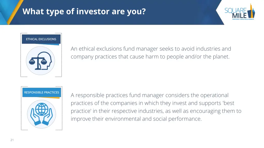what type of investor are you
