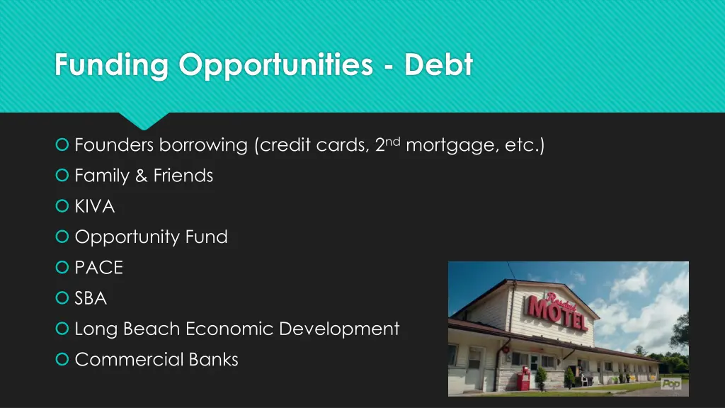 funding opportunities debt