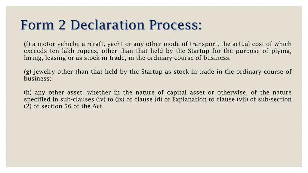 form 2 declaration process 2