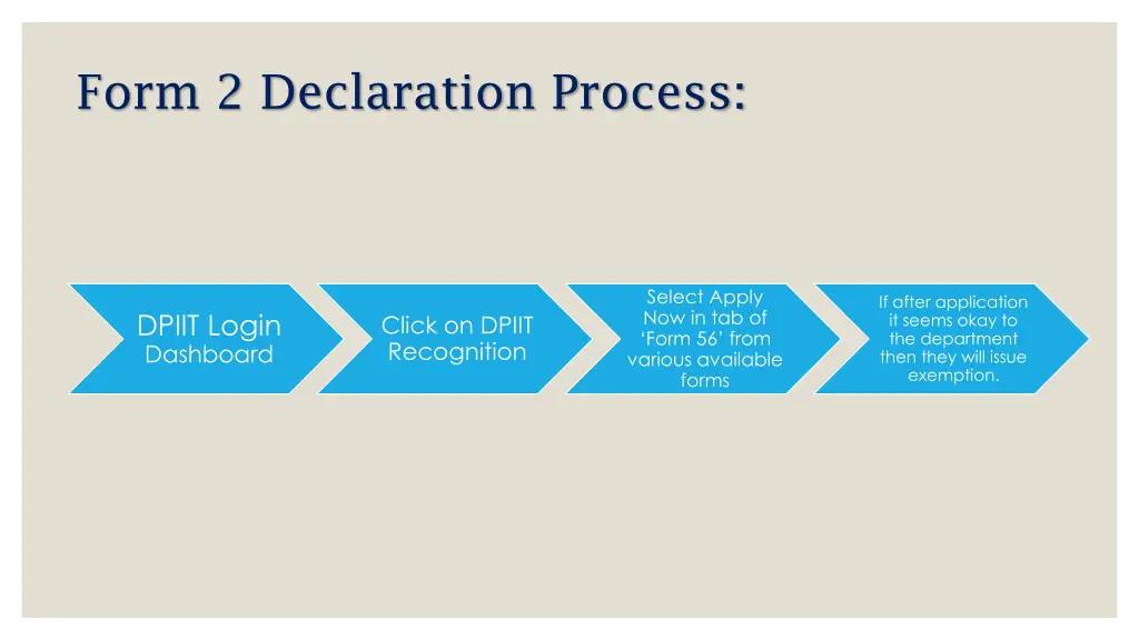 form 2 declaration process 3