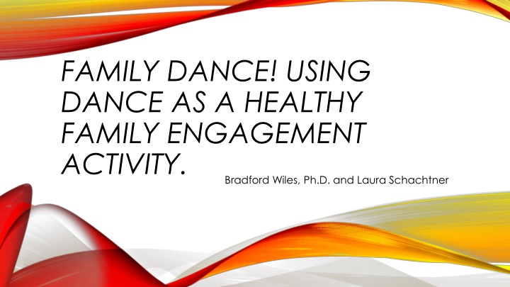 family dance using dance as a healthy family