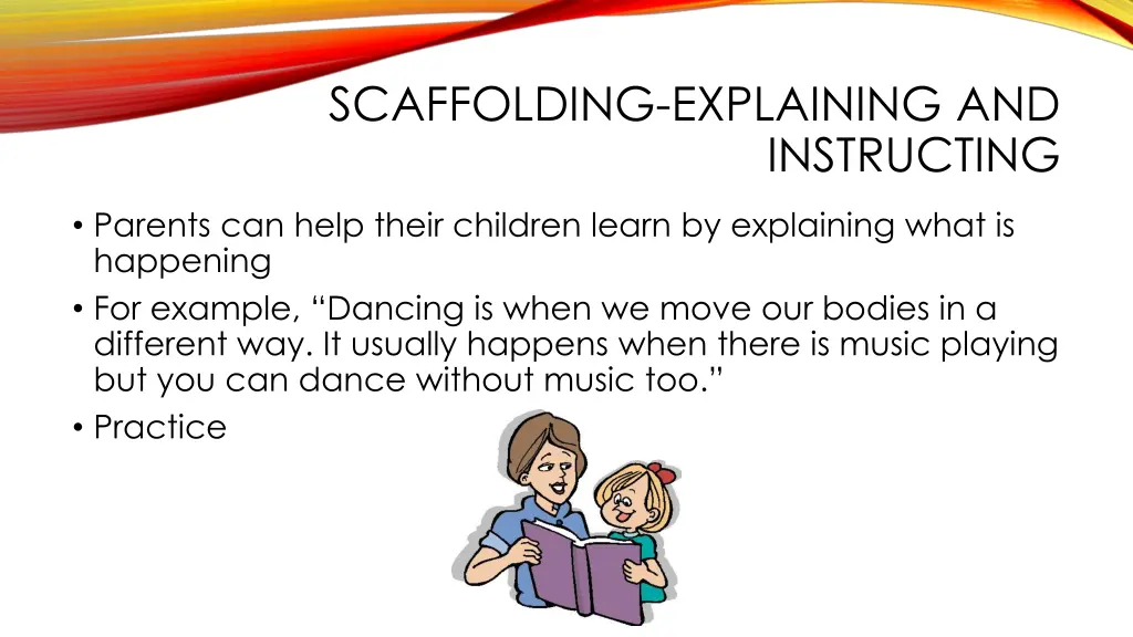 scaffolding explaining and