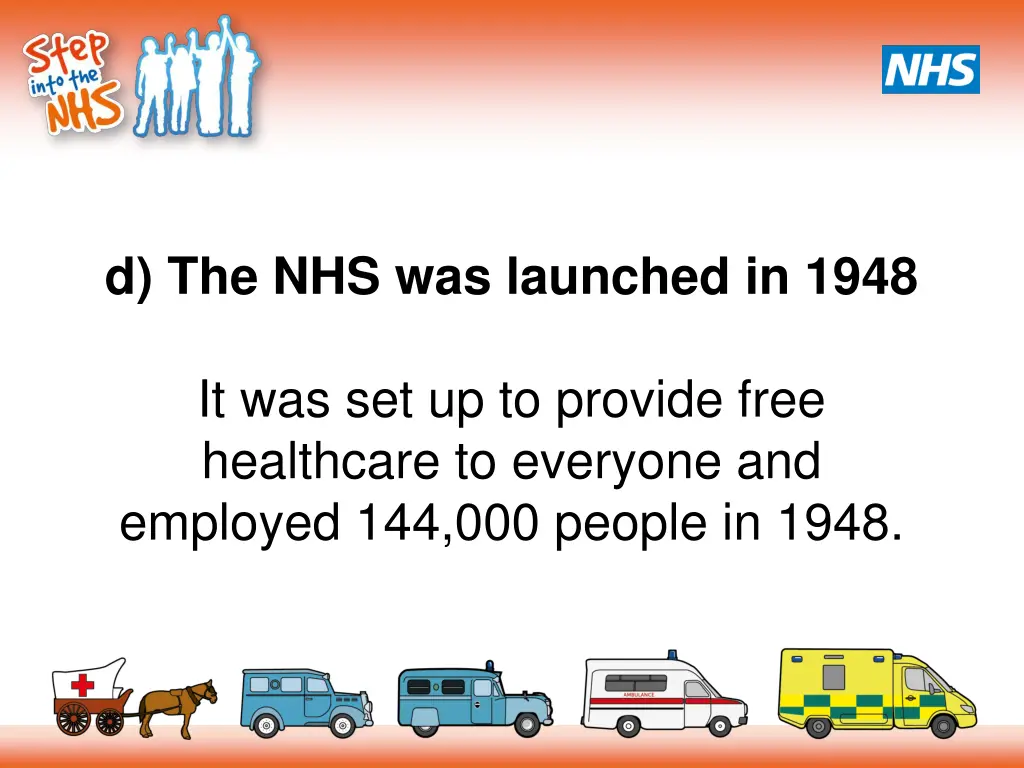 d the nhs was launched in 1948