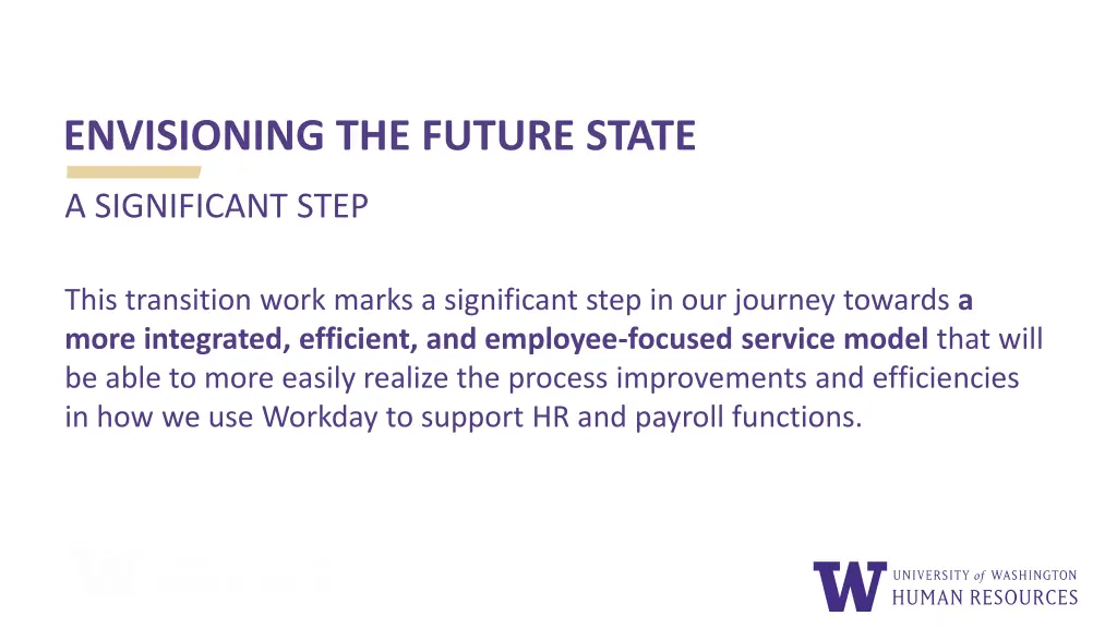 envisioning the future state