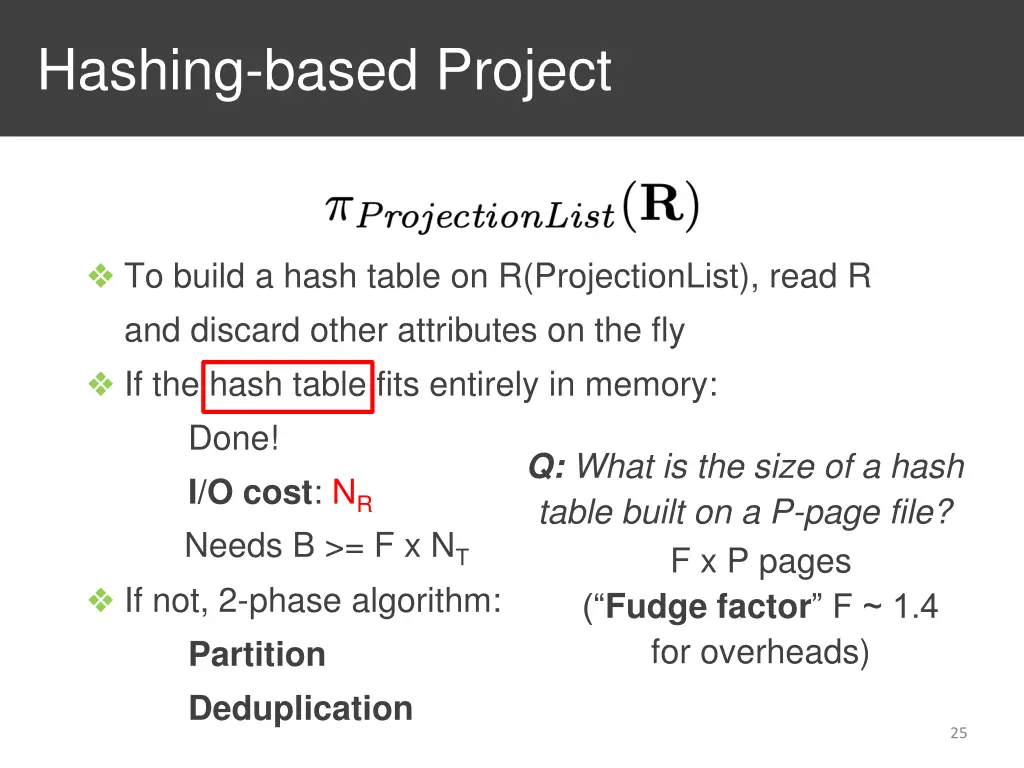 hashing based project
