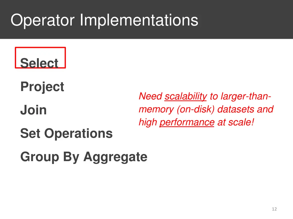 operator implementations 1