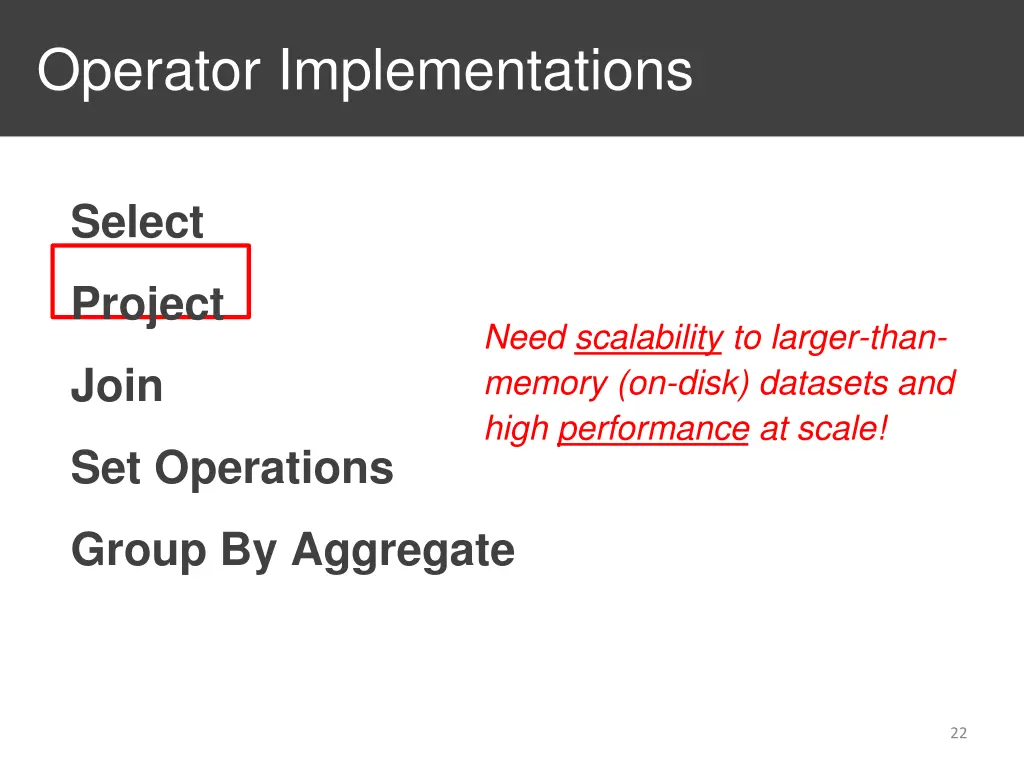 operator implementations 2