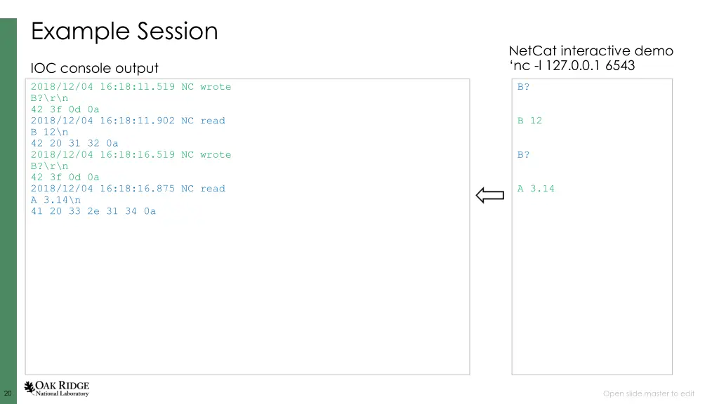 example session 3