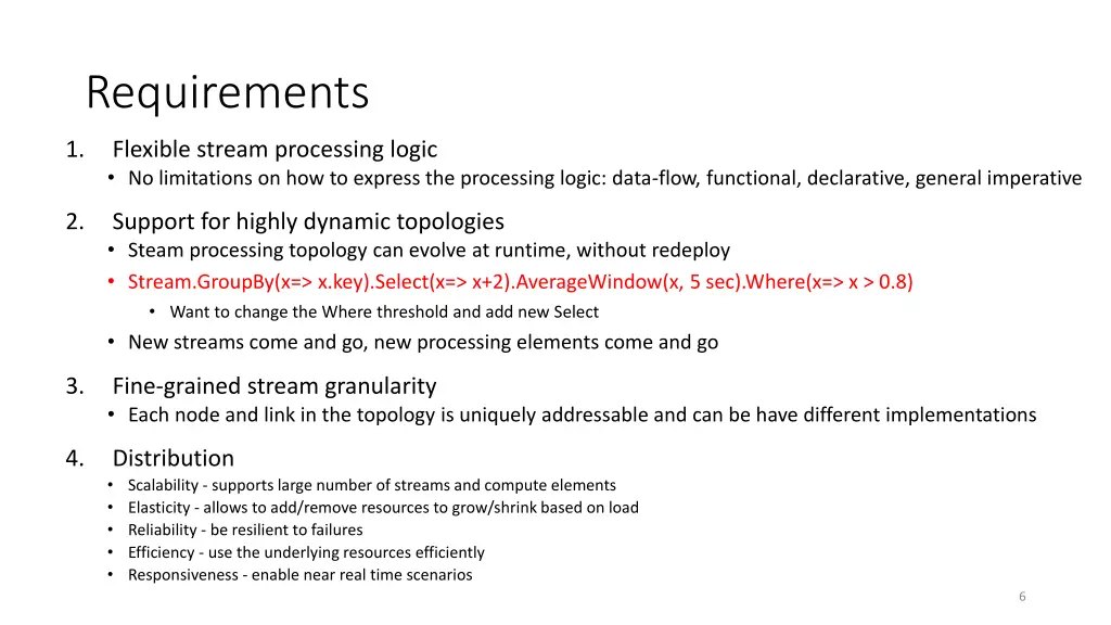 requirements