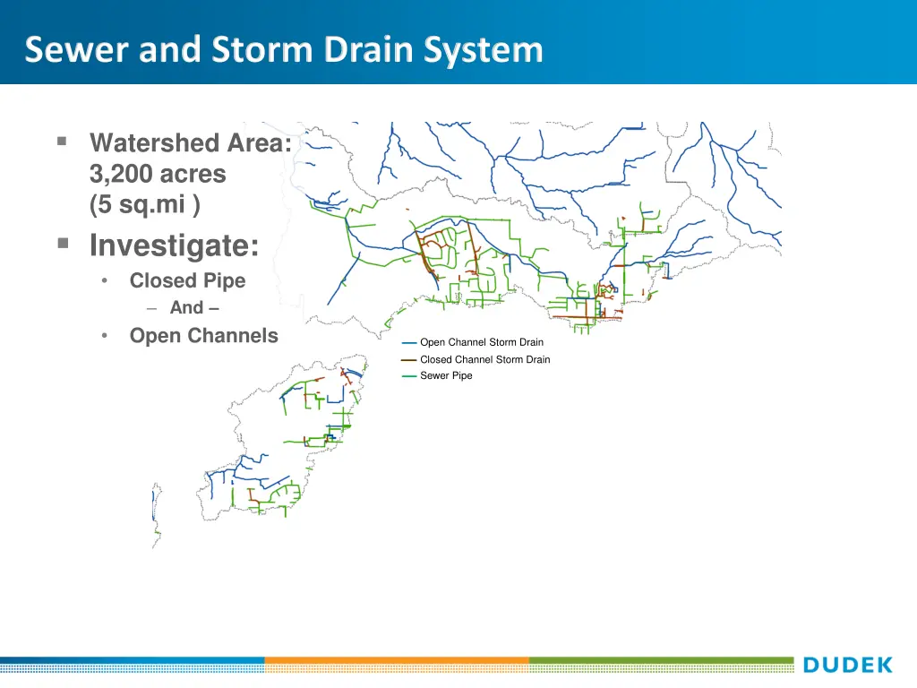 sewer and storm drain system