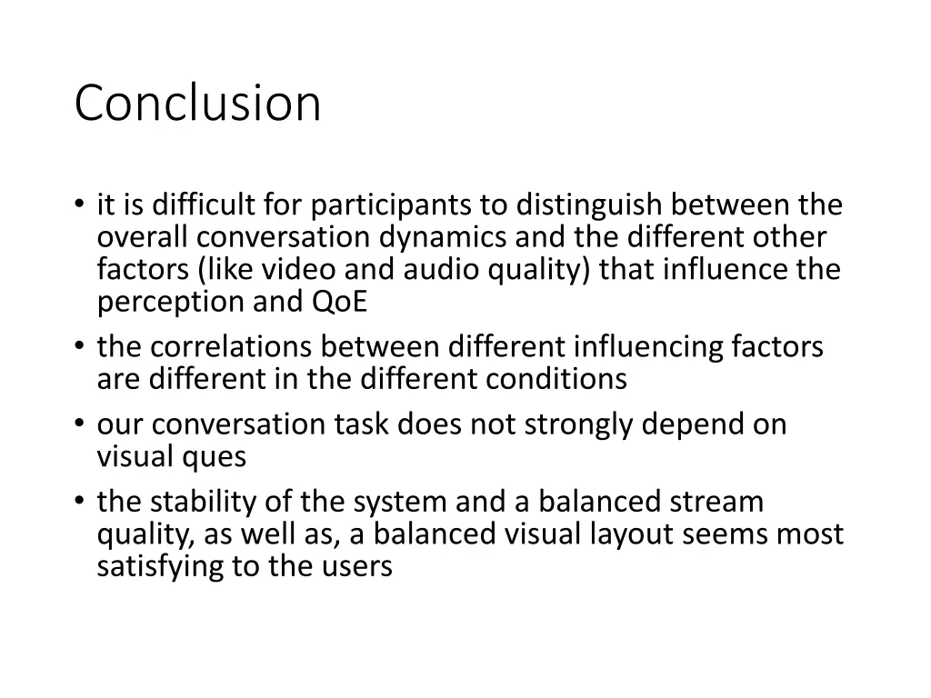 conclusion