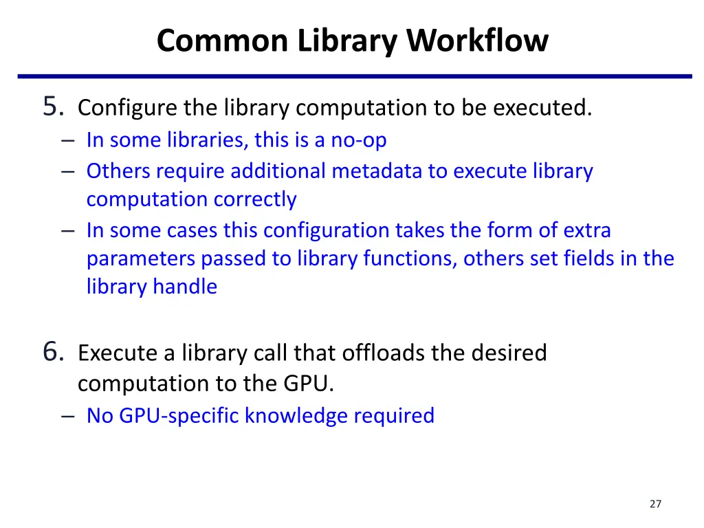 common library workflow 1