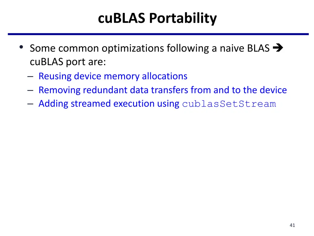 cublas portability 1
