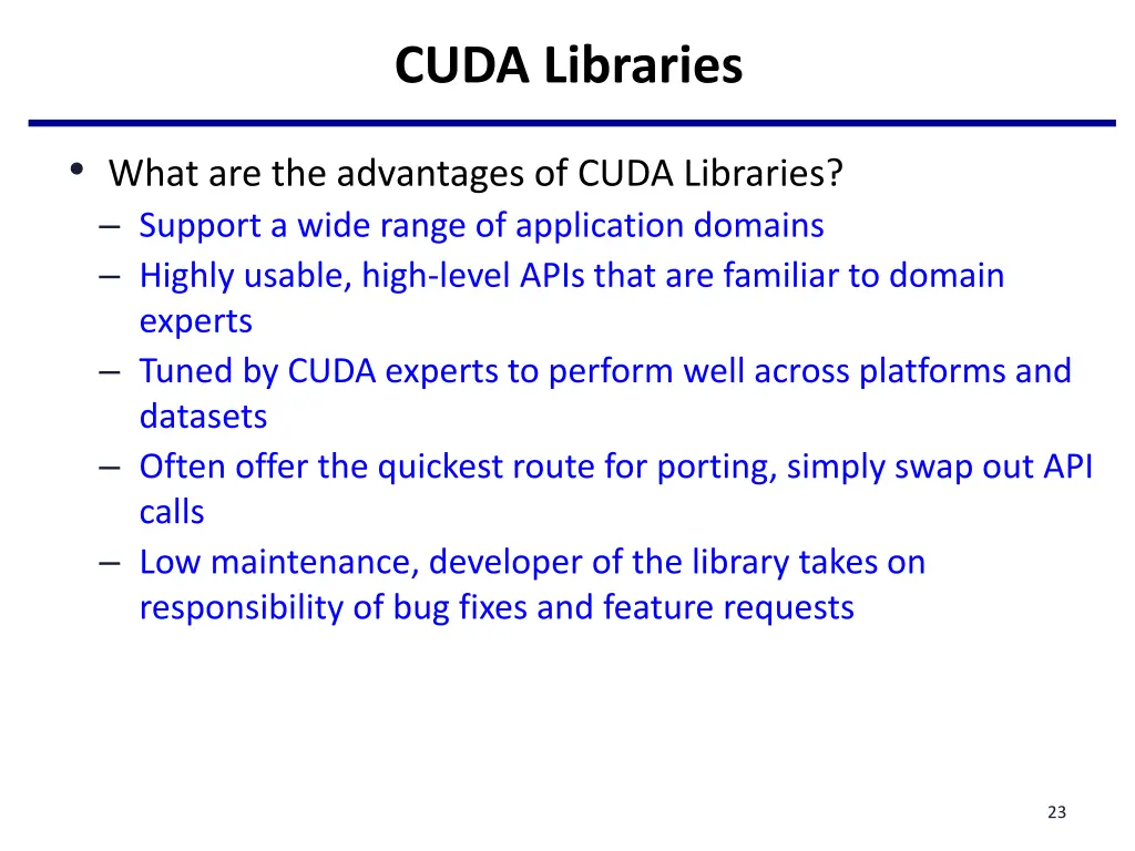 cuda libraries 1