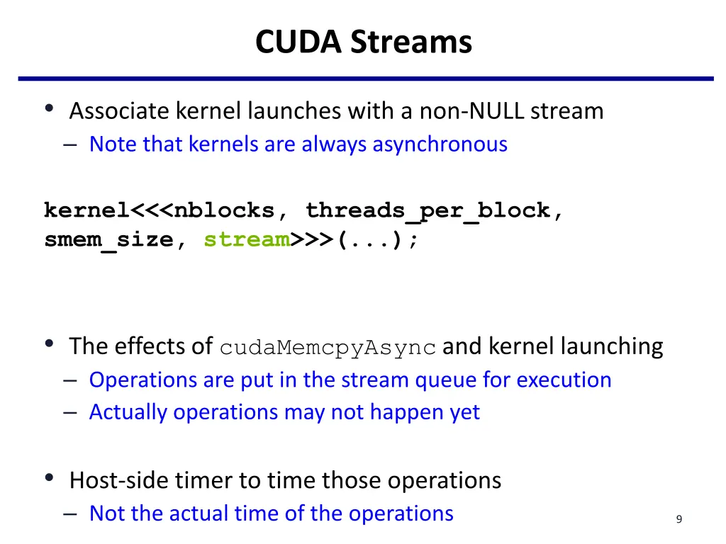 cuda streams 5