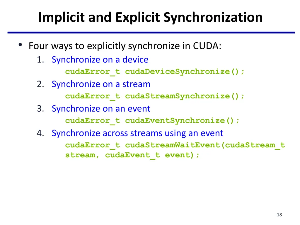 implicit and explicit synchronization 2