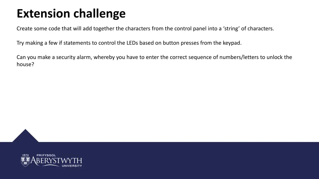 extension challenge