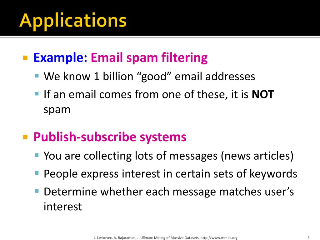 example email spam filtering we know 1 billion