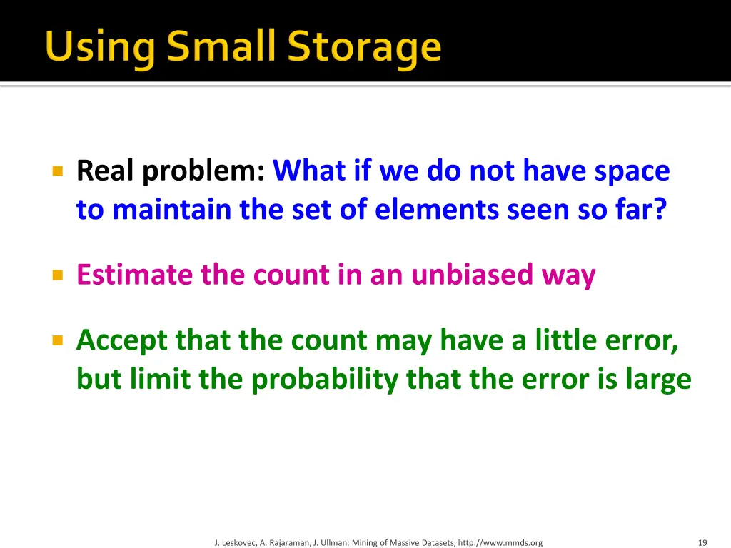 real problem what if we do not have space
