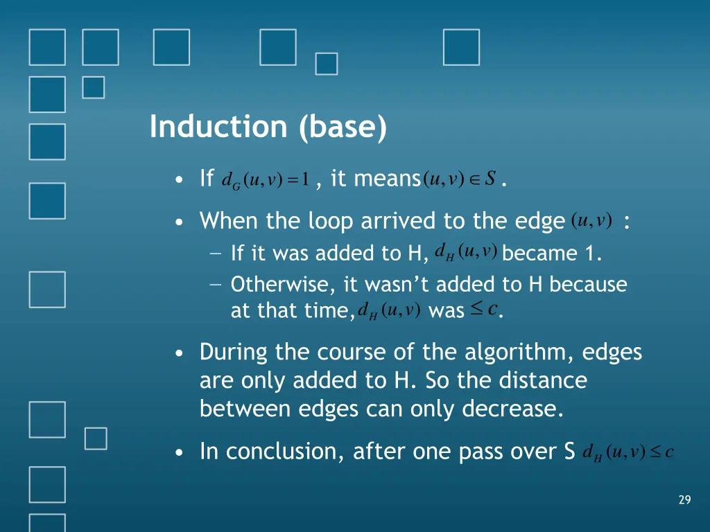 induction base