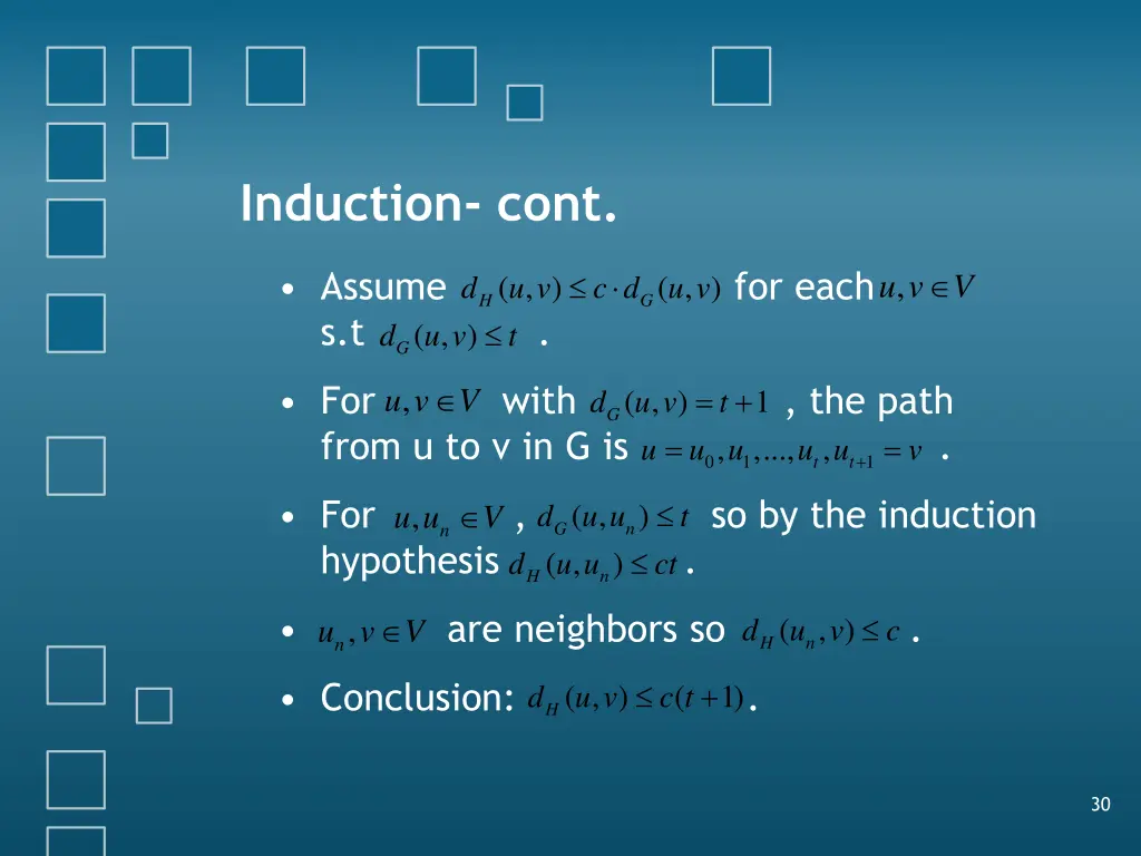 induction cont