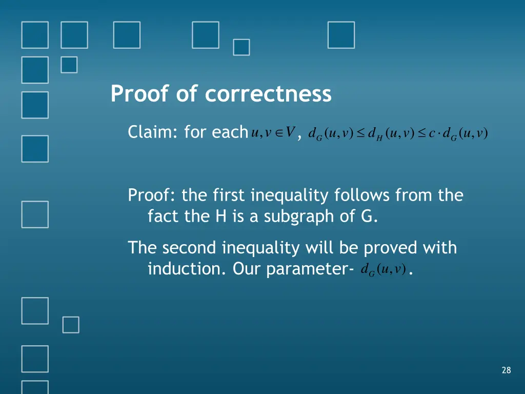 proof of correctness