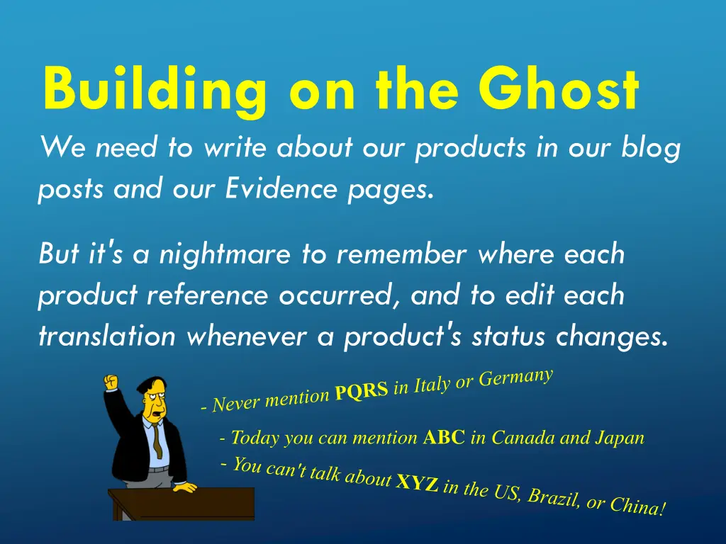 building on the ghost we need to write about