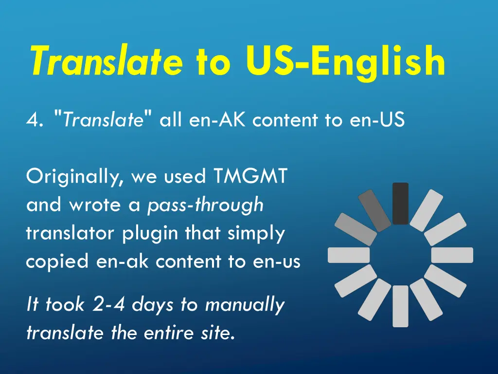 translate to us english