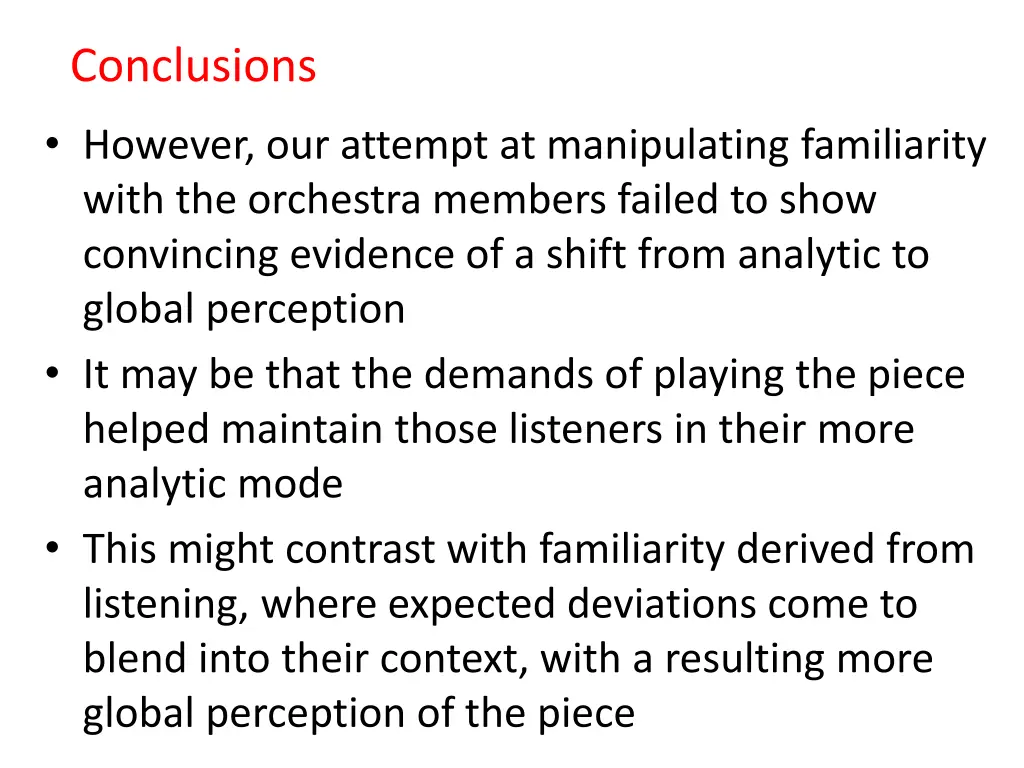 conclusions 1