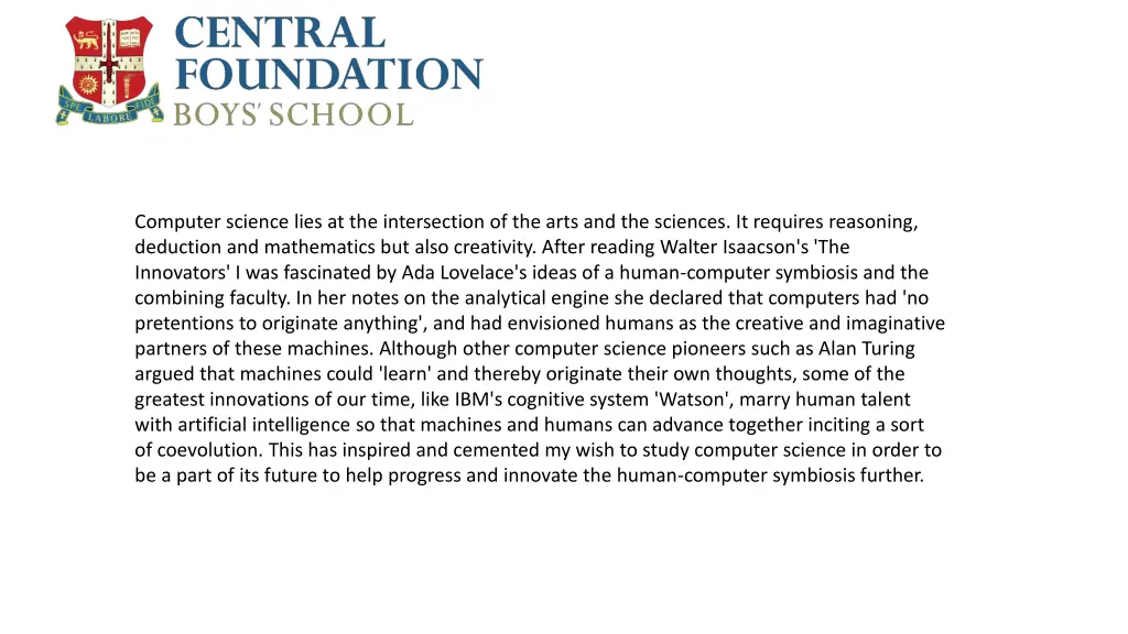 computer science lies at the intersection 2