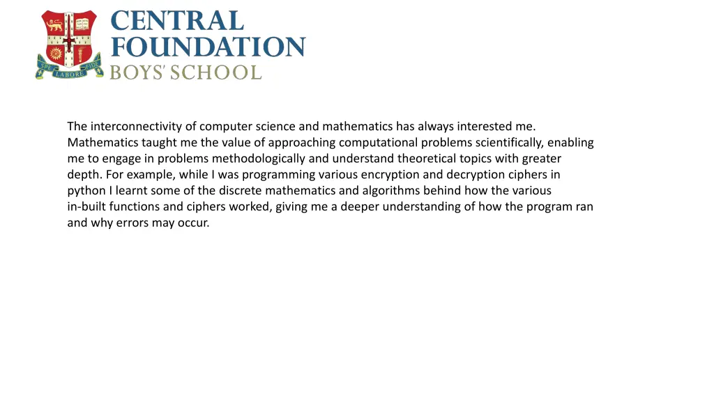 the interconnectivity of computer science 1