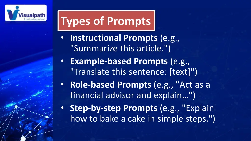 types of prompts instructional prompts