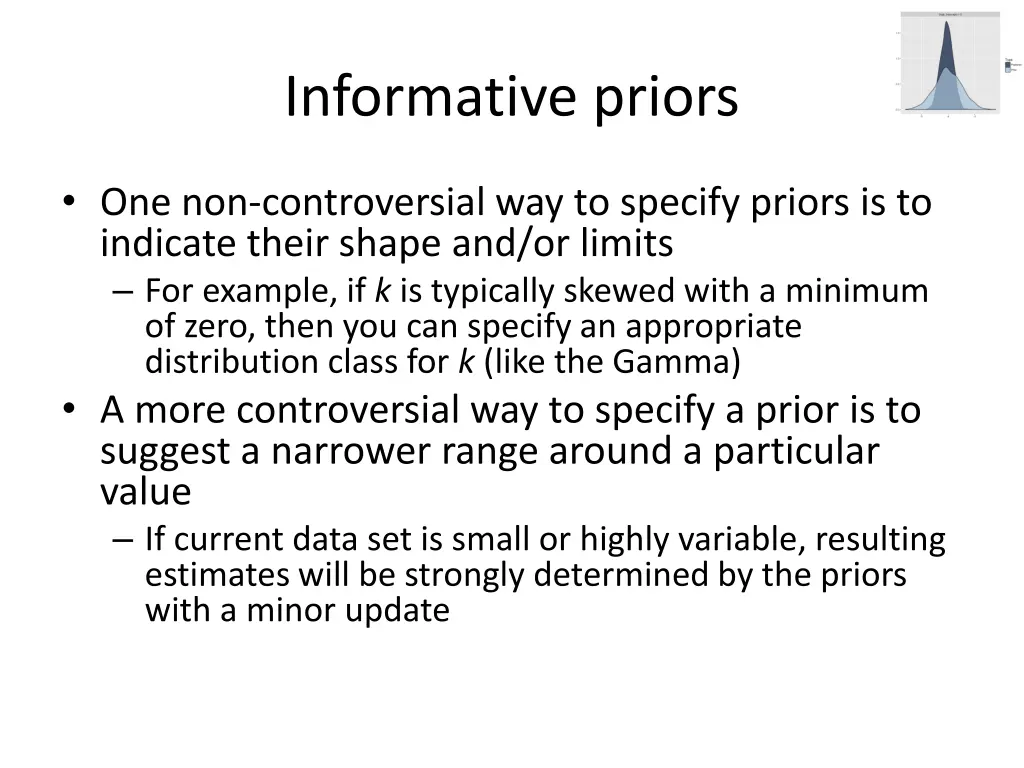 informative priors