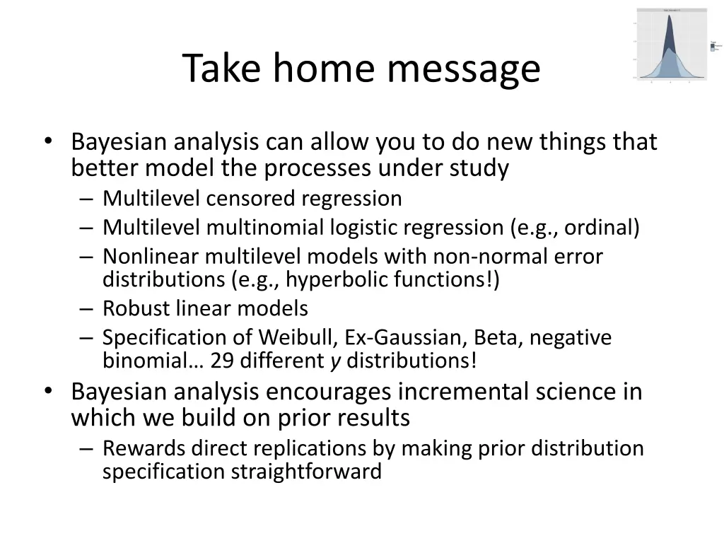 take home message
