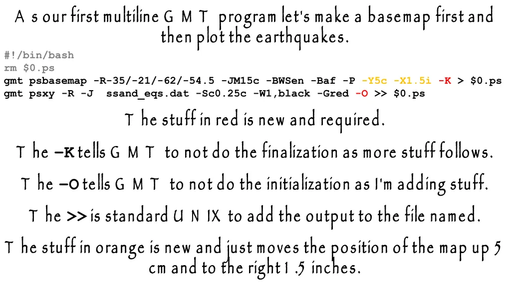 a s our first multiline g m t program let s make