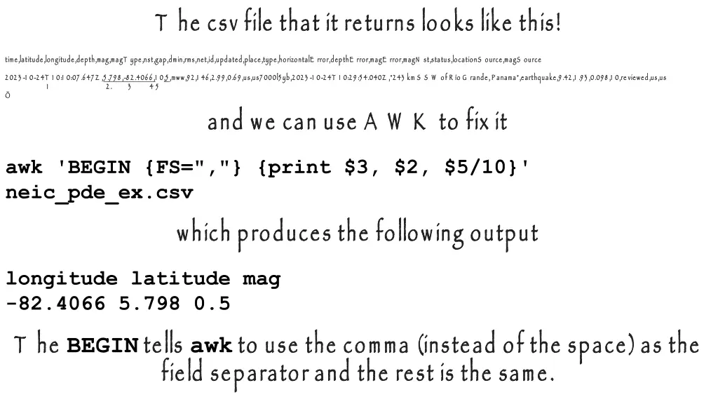 t he csv file that it returns looks like this