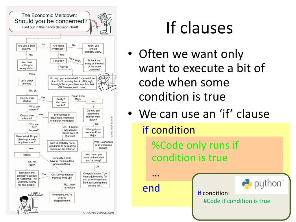 if clauses