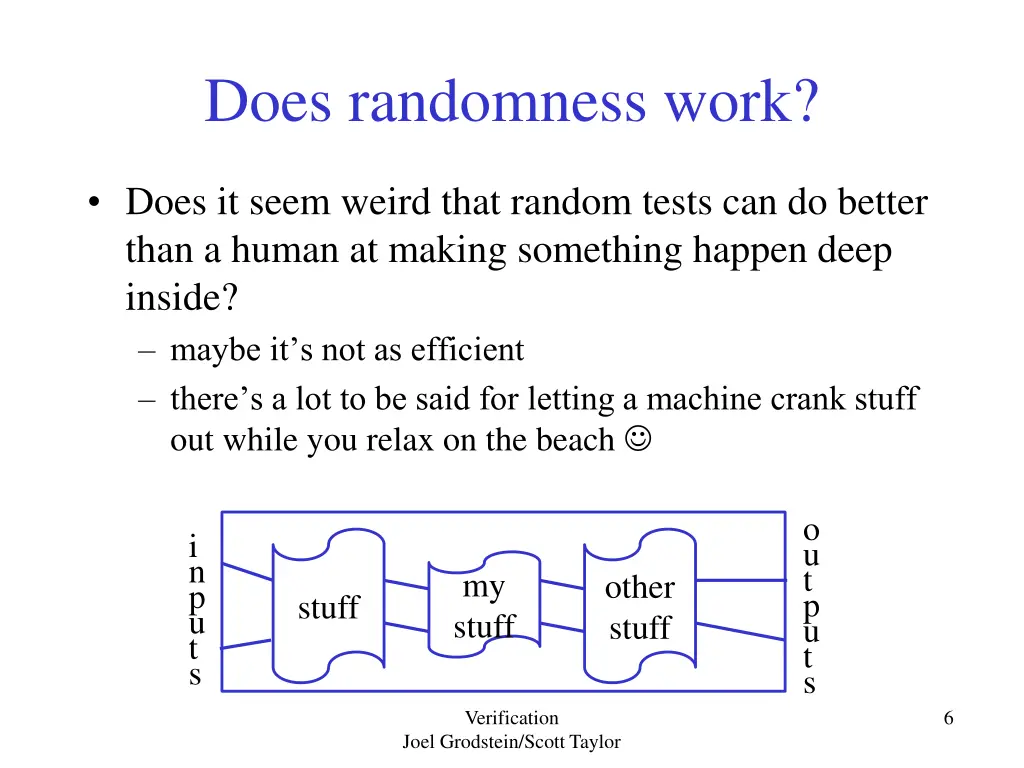 does randomness work