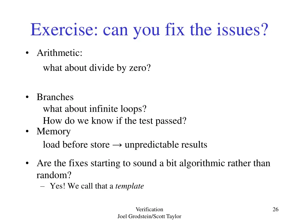 exercise can you fix the issues 1