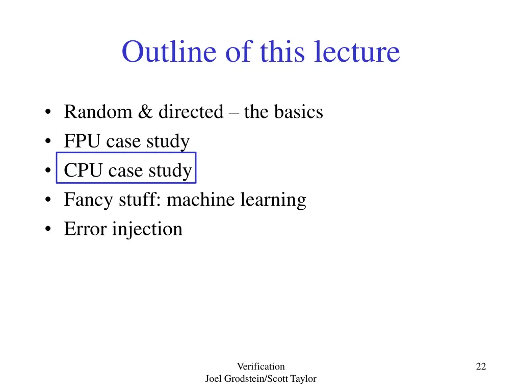 outline of this lecture 2